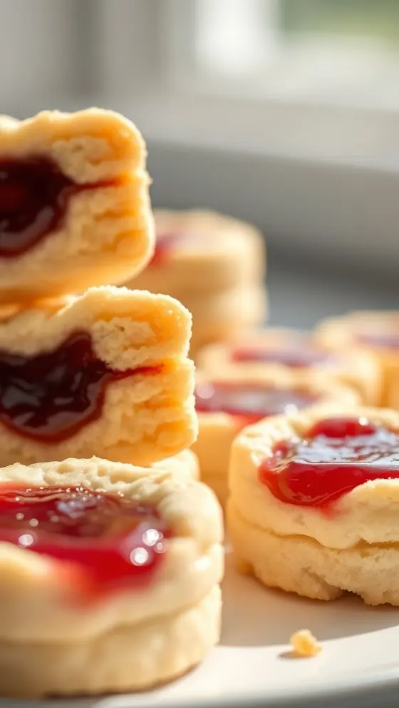 Jam-Filled Shortbread Bites