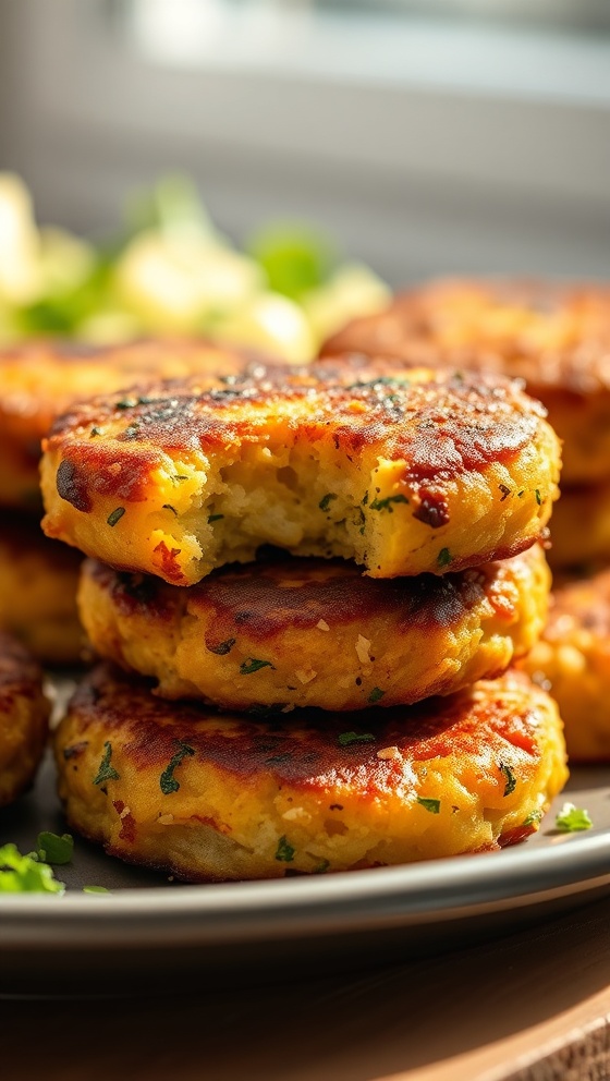 Air Fryer Veggie Potato Cakes