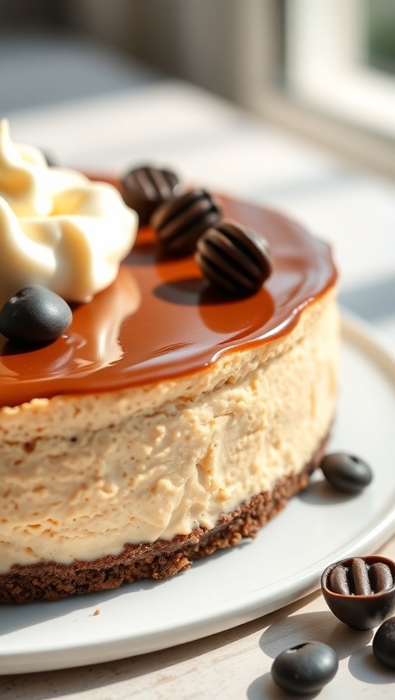 Creamy Coffee Cheesecake
