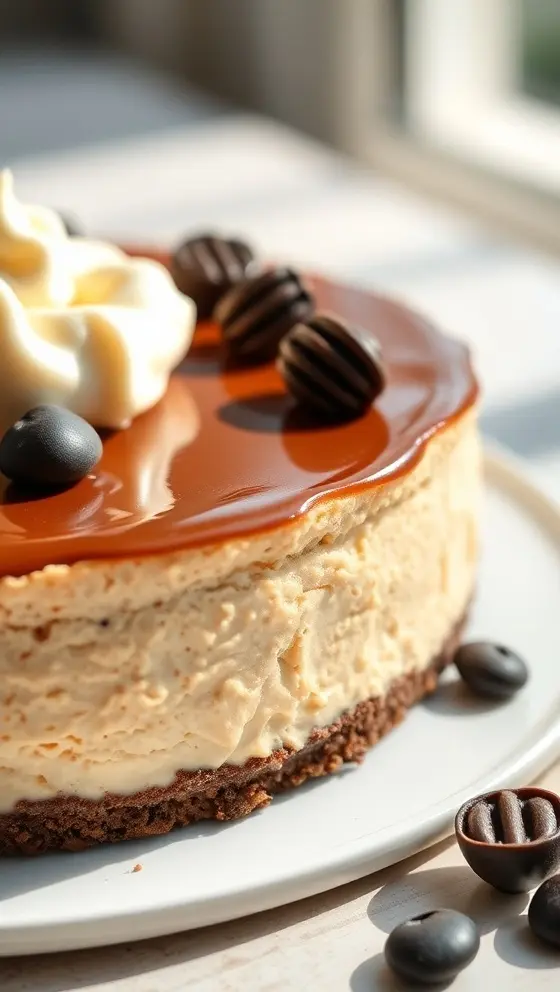 Creamy Coffee Cheesecake