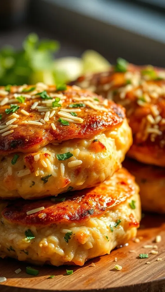 Garlic Parmesan Chicken Meatloaves