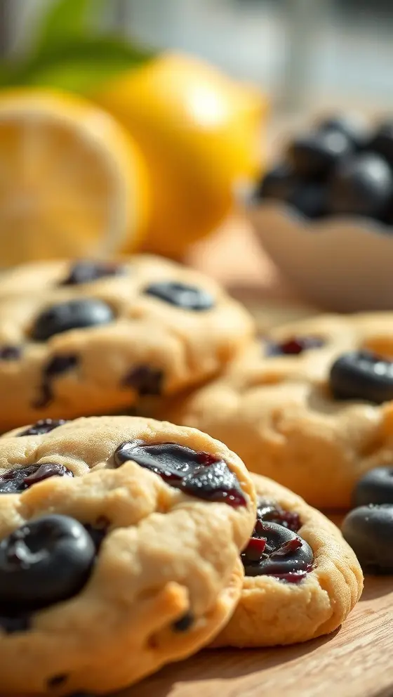 Lemon Blueberry Cookies