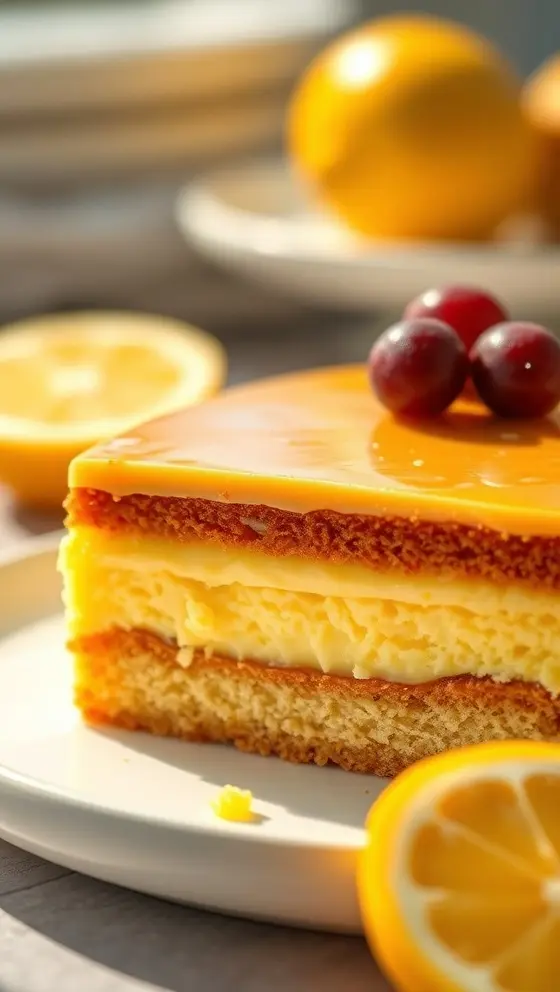 Lemon Custard Cake