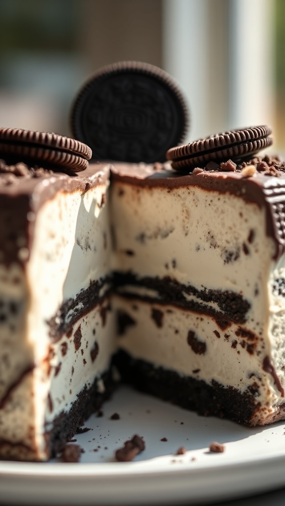 Oreo Ice Cream Cake