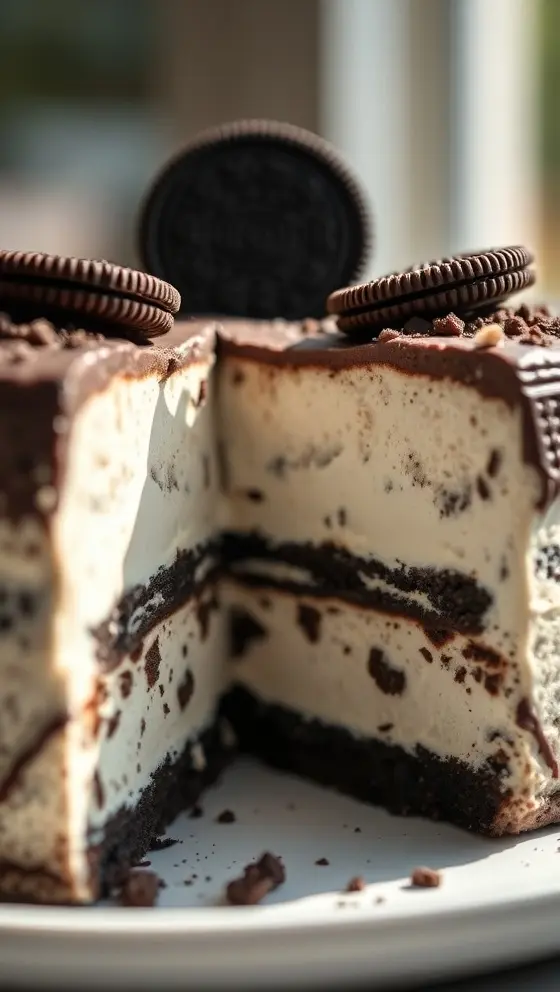 Oreo Ice Cream Cake