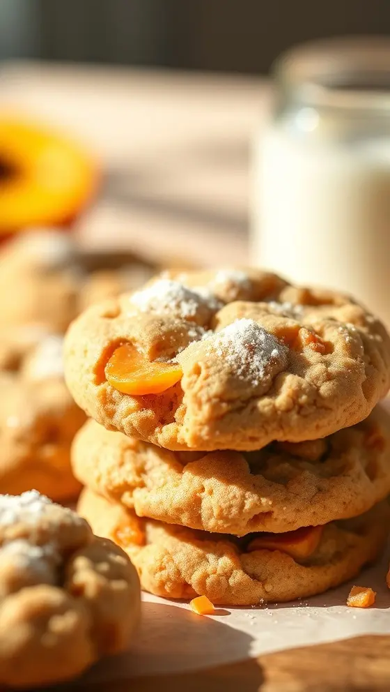 Peach Cobbler Cookies