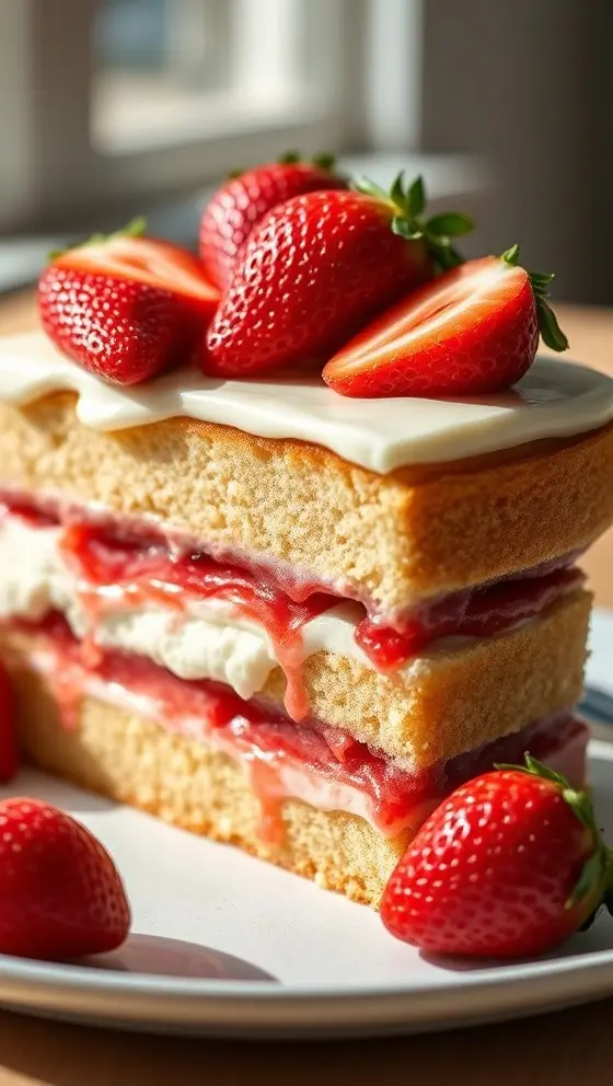Strawberry Tres Leches Cake