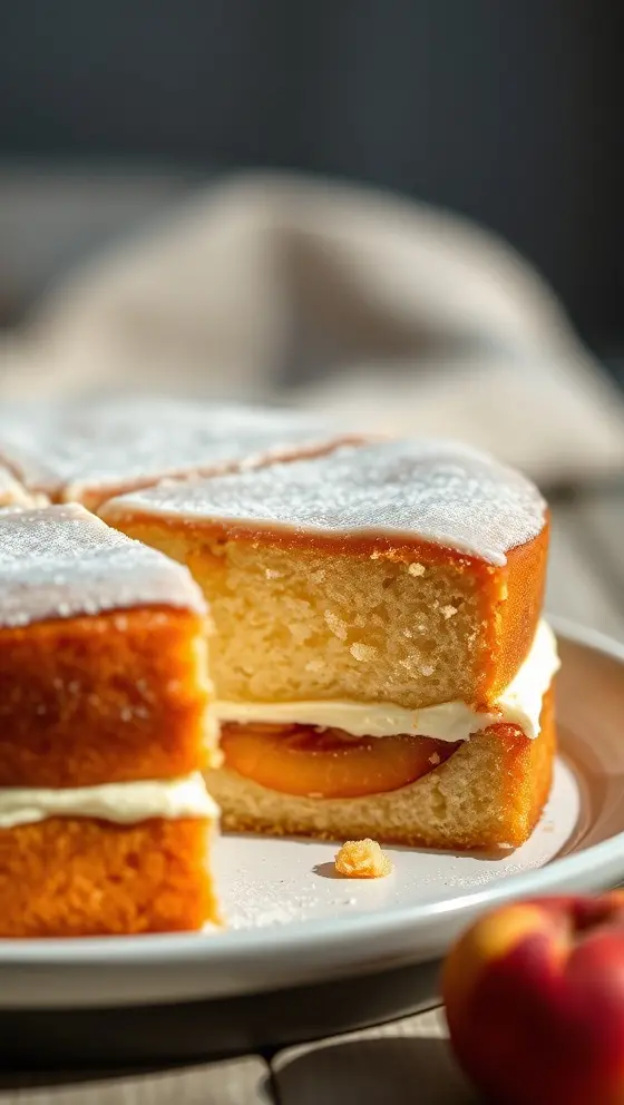 Irresistible Summer Peach Cake